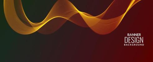 Abstract background modern colorful wave banner background pattern vector