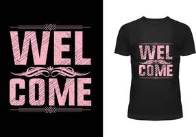 Welcome grunge t shirt design vector
