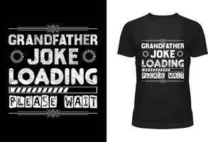 Grandfather joke loading please wait vector