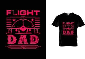 Flight Dad t-shirt design vector