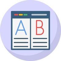 Ab Testing Vector Icon Design