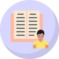 Diary Study Vector Icon Design