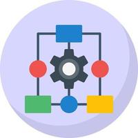 Workflow Process Vector Icon Design