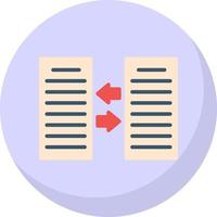 Files Exchange Vector Icon Design