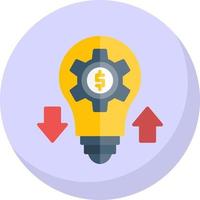 Project Revenue Vector Icon Design