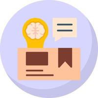 Think Out Of The Box Vector Icon Design