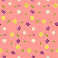 WebFloral brush strokes seamless pattern background for fashion prints, graphics, backgrounds and crafts vector