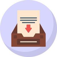 Project Inbox Vector Icon Design