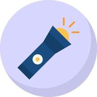 Flashlight Vector Icon Design