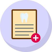 Medical Report Vector Icon Design