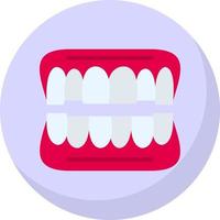 Denture Vector Icon Design