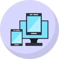 Responsive Web Design Vector Icon Design