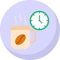 diseño de icono de vector de pausa para el café