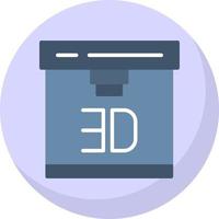 3d Printer Vector Icon Design