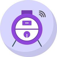 Robot Vacuum Vector Icon Design