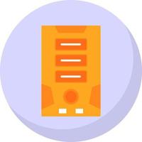 Tower Computer Vector Icon Design