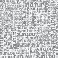 Background made of words the nature. A vector illustration