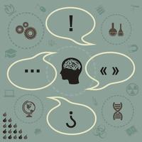 Abstraction on the topic of science vector