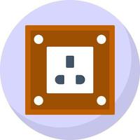 Power Socket Vector Icon Design