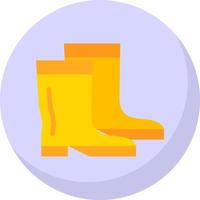 diseño de icono de vector de botas