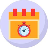 Timer Vector Icon Design