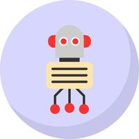 diseño de icono de vector de robot nano