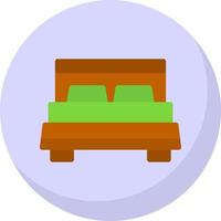 Bed Vector Icon Design