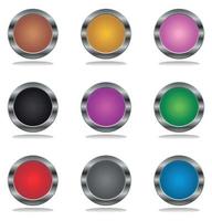 Collection of beautiful buttons for the Internet. A vector illustration