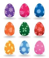 Easter holiday card vector