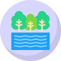 Lake Vector Icon Design