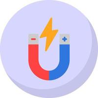 Magnetic Energy Vector Icon Design