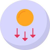 Gravitational Energy Vector Icon Design