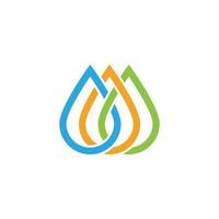 water drop Logo Template vector