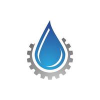 water drop Logo Template vector