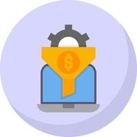 Conversion Rate Optimizer Vector Icon Design