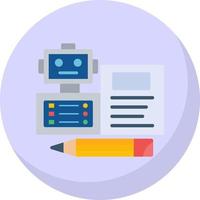 Bots Copywriting Vector Icon Design