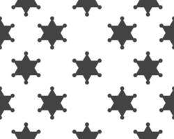 star sherif vector icon template