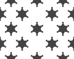 star sherif vector icon template