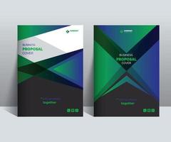 Proposal Cover Design Template adept for multipurpose Projects vector