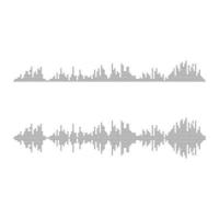 Sound waves vector icon illustration