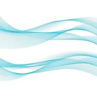 Abstract smooth color wave vector