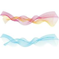 Abstract smooth color wave vector