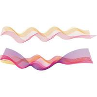 Abstract smooth color wave vector