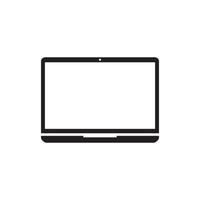 Laptop computer icon Template vector