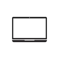 Laptop computer icon Template vector