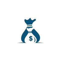 Money Bag icon Template vector