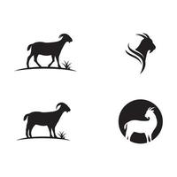 Goat Logo Template vector icon