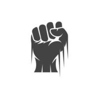 Hand strong vector icon illustration