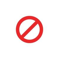 Stop  icon stock vector illustration