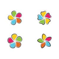 flower vector icon design